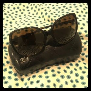 Chanel tortoiseshell sunglasses
